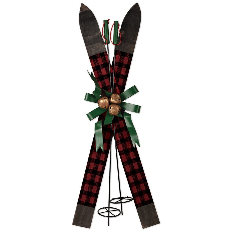 The Holiday Aisle Plaid Ski Wall Decor & Reviews Wayfair